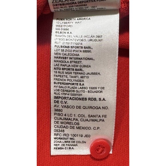 Puma Scuderia Ferrari Polo Shirt Men’s L Red Formula 1 Motorsports Racing Cars - Picture 9 of 12